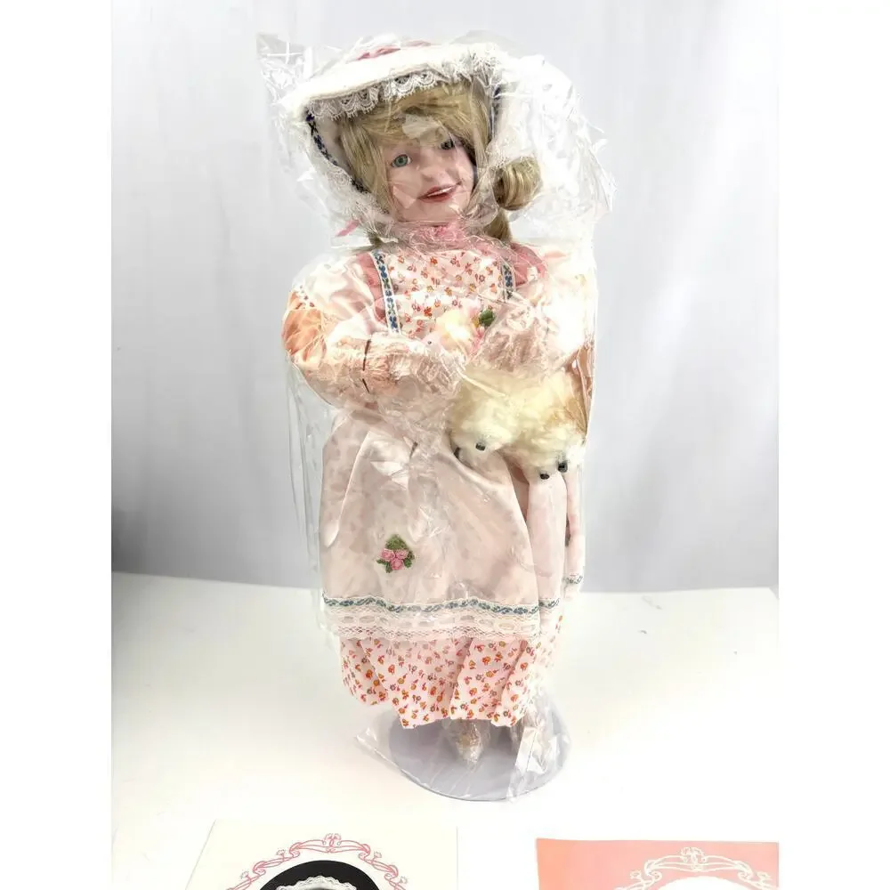 VTG Ashton Drake From Mother Goose Mary Had A Little Lamb Porcelain Doll Limited